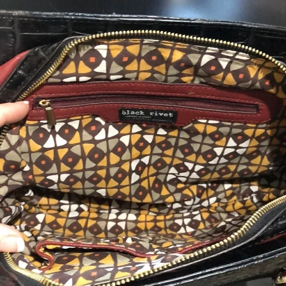 Black Rivet Purse
